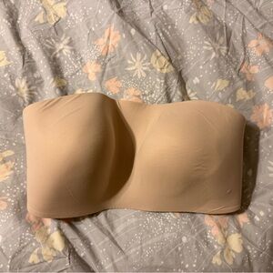 Victoria's Secret Cream Strapless Bra